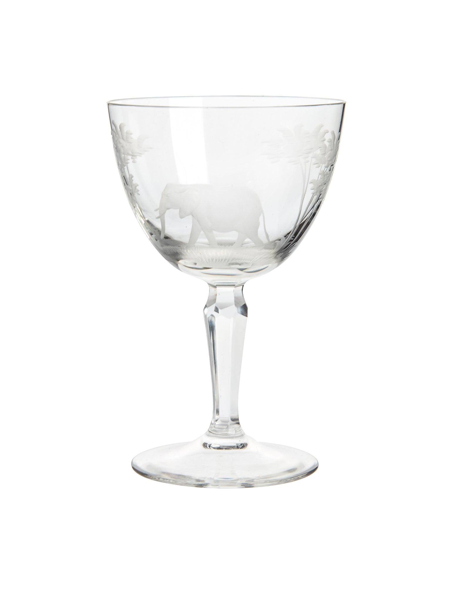 Vintage 1960s Crystal Queen Lace Wine Glass Weston Table