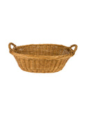 Vintage 1960s Double Handled Oval Wicker Basket Weston Table