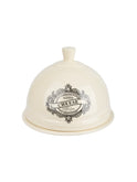 Vintage 1960s English Earthenware Cheese Dome & Plate Weston Table