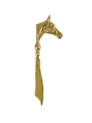  Vintage 1960s Equestrian Brass Letter Opener Weston Table 