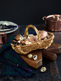 Vintage 1960s French Champignon Basket Weston Table