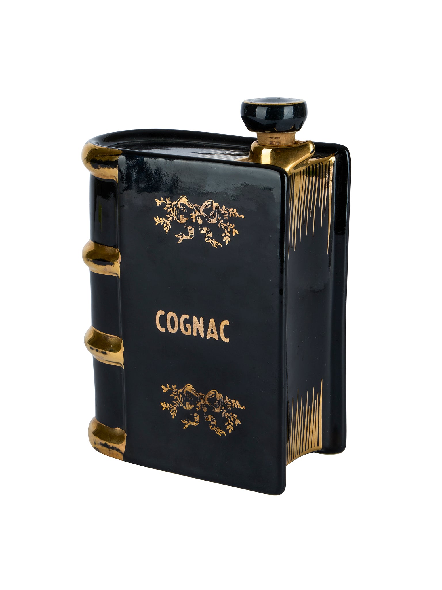 Vintage 1960s French Cognac Book Decanter Weston Table