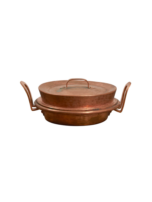 Shop Brooklyn Copper Cookware 6 Quart Casserole with 10 Flat Cover at  Weston Table