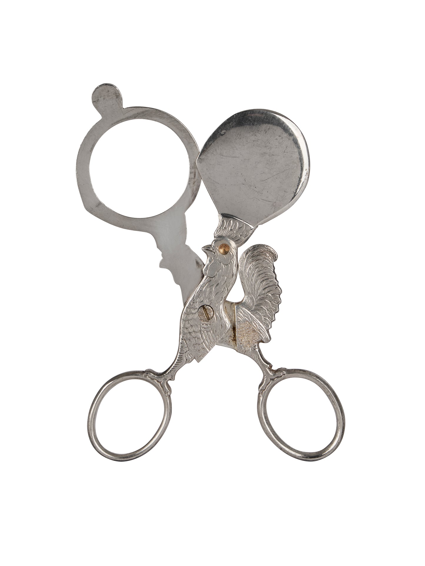 Vintage 1960s French Rooster Silver Plate Egg Topper Weston Table