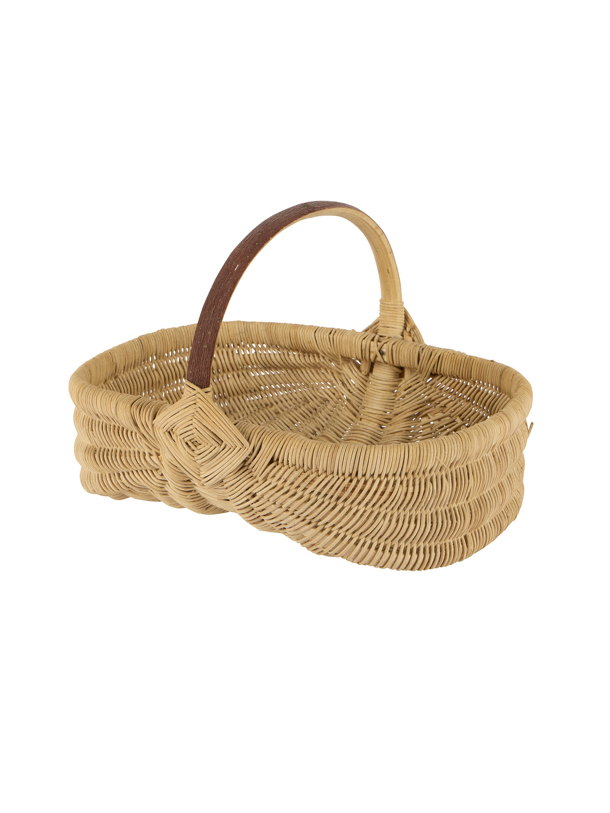 Vintage 1960s French Small Berry Foraging Basket Weston Table