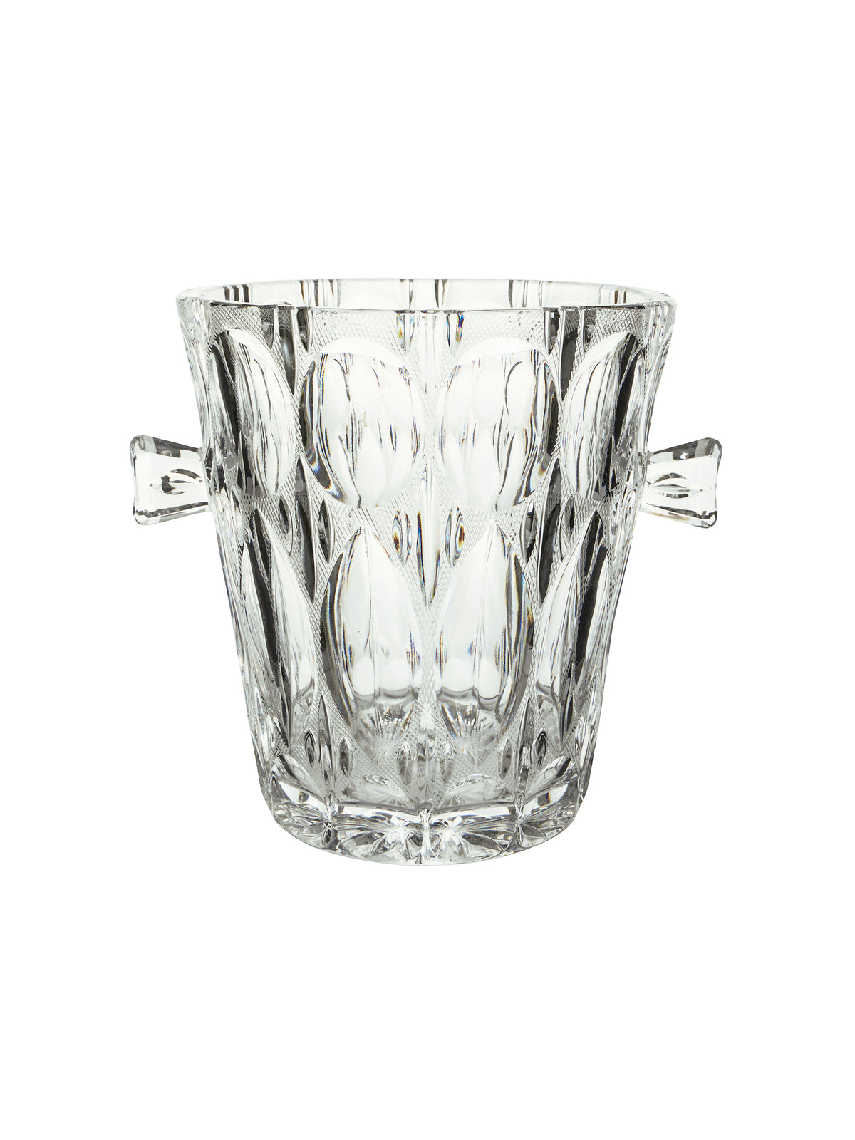 Vintage 1960s German Crystal Champagne Bucket Medium Weston Table