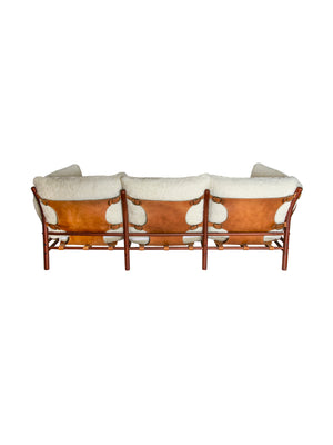  Vintage 1960s Inca Sherpa Sofa Weston Table 