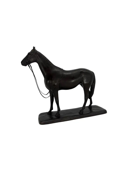 Vintage 1960s Ito Kunio Meiji Emperor's Horse Bronze Sculpture