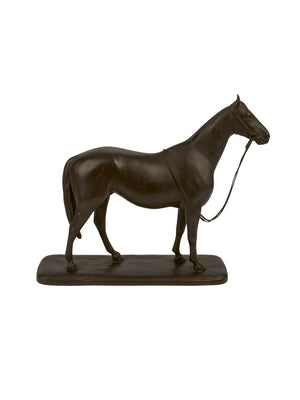  Vintage 1960s Ito Kunio Meiji Emperor's Horse Bronze Sculpture Weston Table 