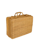 Vintage 1960s Japanese Rattan Lunch Valise Weston Table