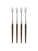 Vintage 1960s Japanese Teak Fondue Forks Weston Table