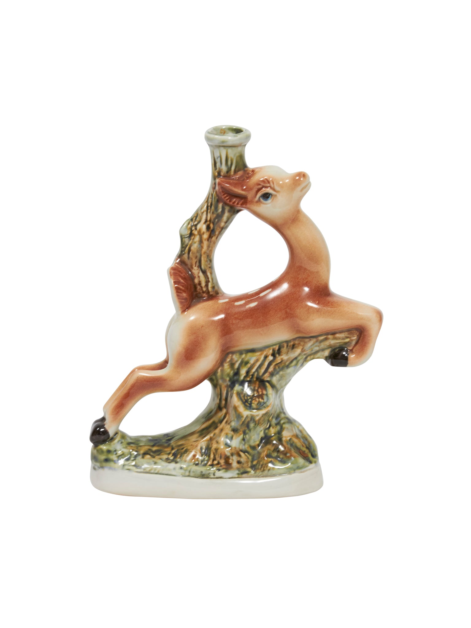 Vintage 1960s Leaping Deer Ceramic Decanter Style One Weston Table