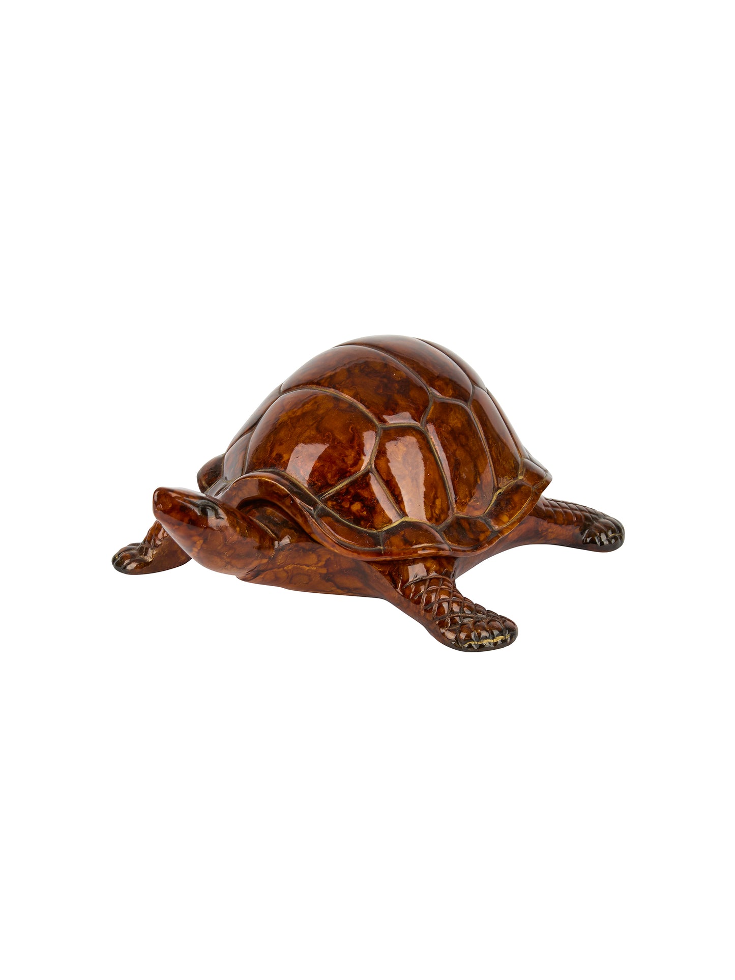 Vintage 1960s Lidded Ceramic Turtle Weston Table