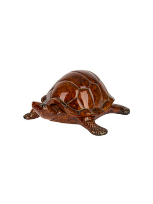  Vintage 1960s Lidded Ceramic Turtle Weston Table 