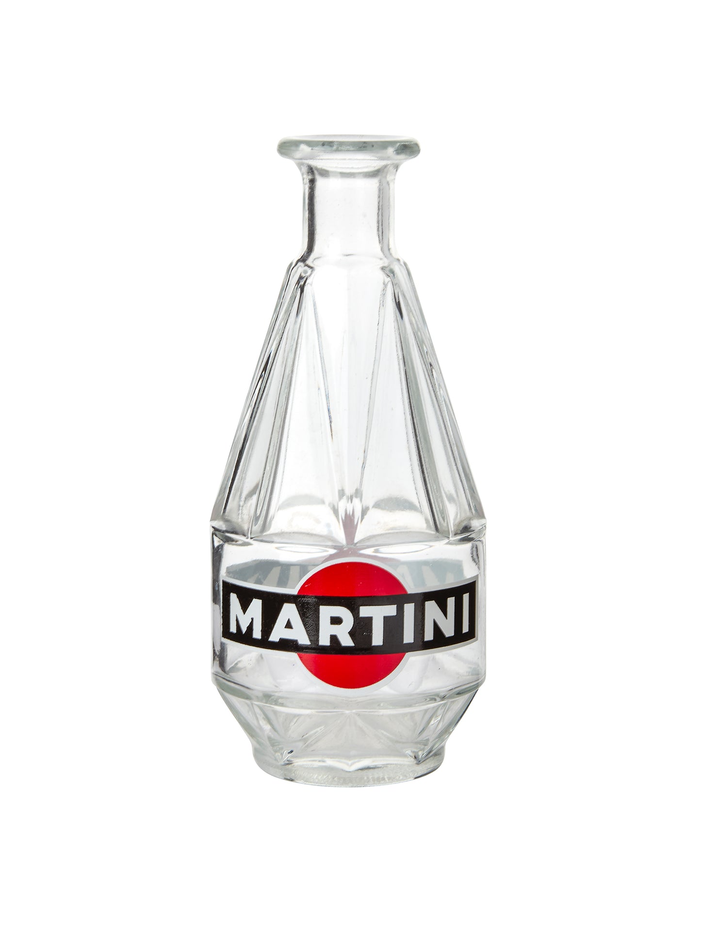 Vintage 1960s Martini Glass Advertising Bottle Weston Table
