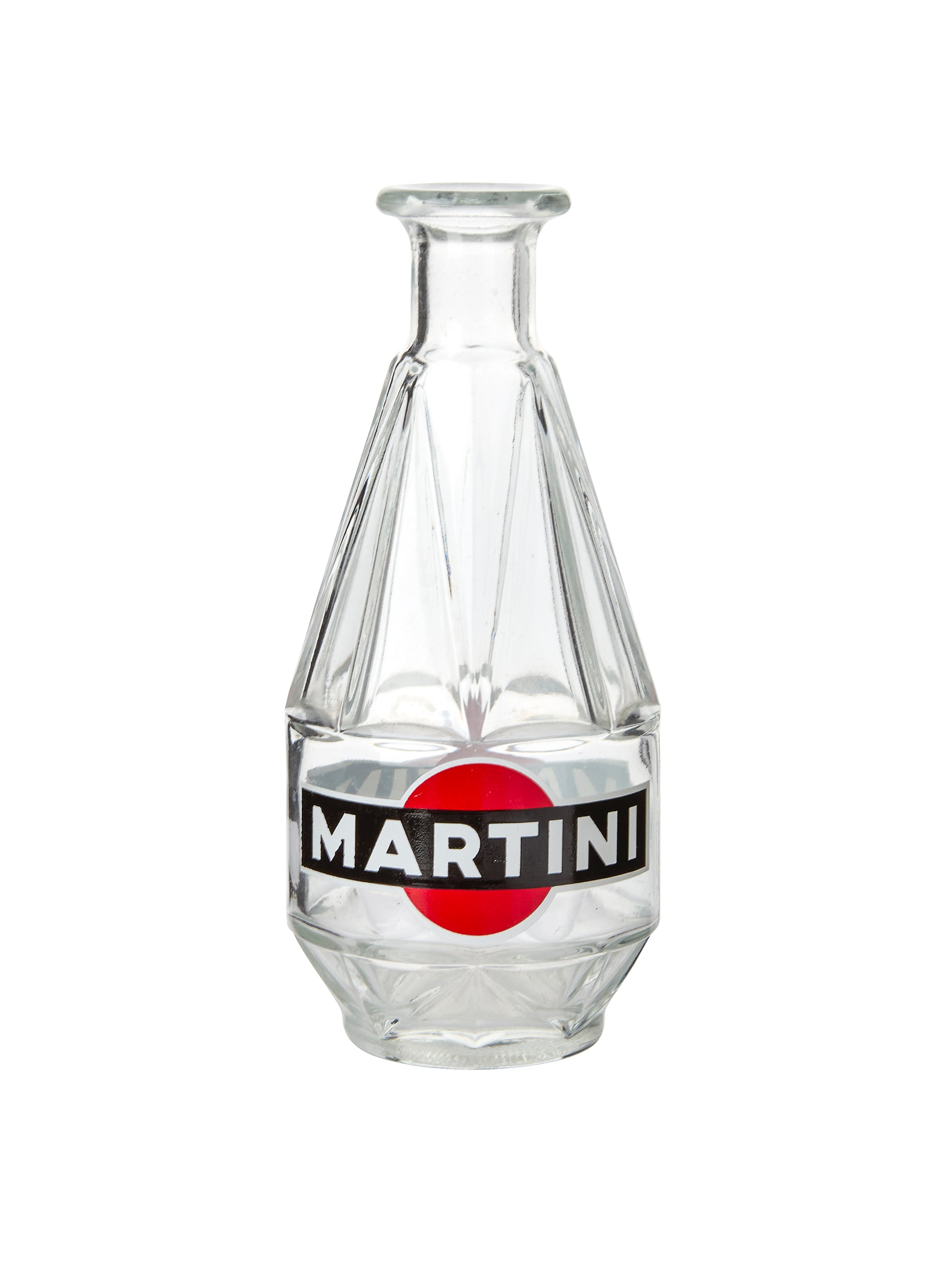 Vintage 1960s Martini Glass Advertising Bottle Weston Table