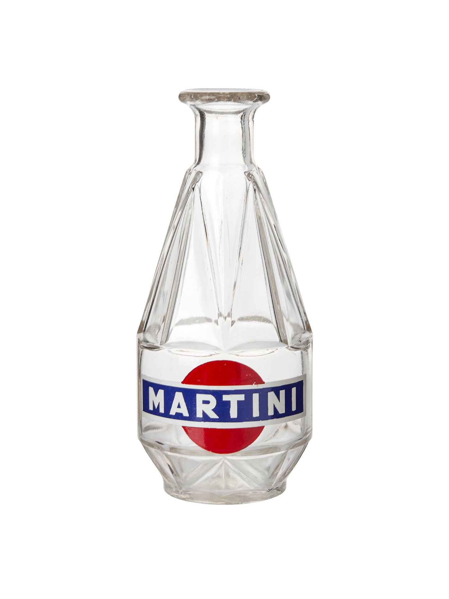 Vintage 1960s Martini Glass Advertising Bottle Weston Table