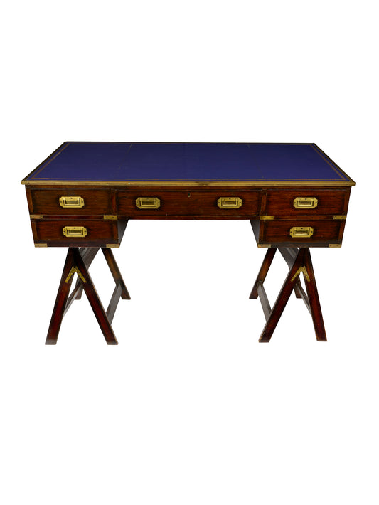 Vintage 1960s Military Campaign Desk Weston Table