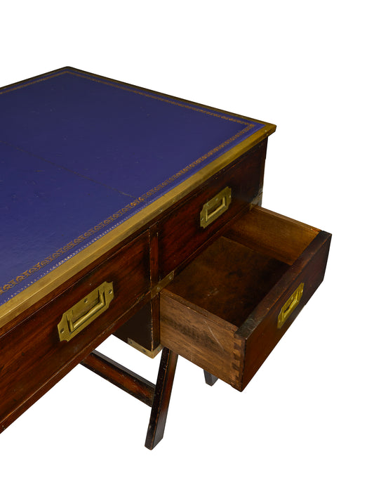Vintage 1960s Military Campaign Desk Weston Table