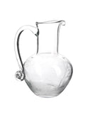 Vintage 1960s Crystal Queen Lace Safari Animals Pitcher Weston Table