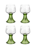 Vintage 1960s Roemer Beehive White Wine Glasses Weston Table