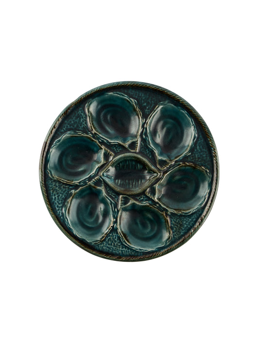 Vintage 1960s Saint Clement Deep Ocean Oyster Plate Weston Table