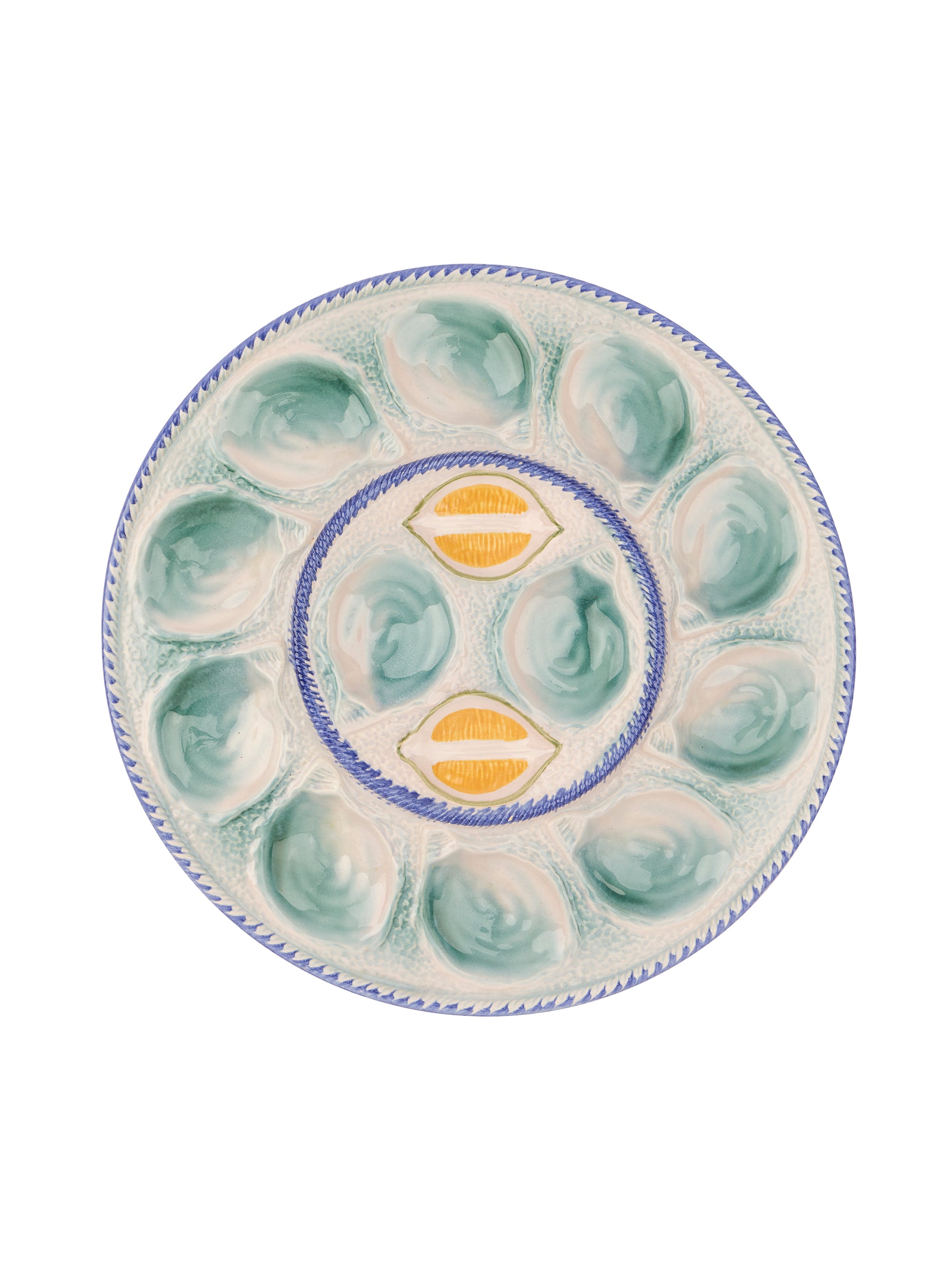 Vintage 1960s Saint Clement Oyster Platter Weston Table