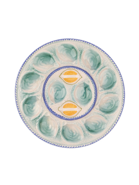 Vintage 1960s Saint Clement Oyster Platter Weston Table