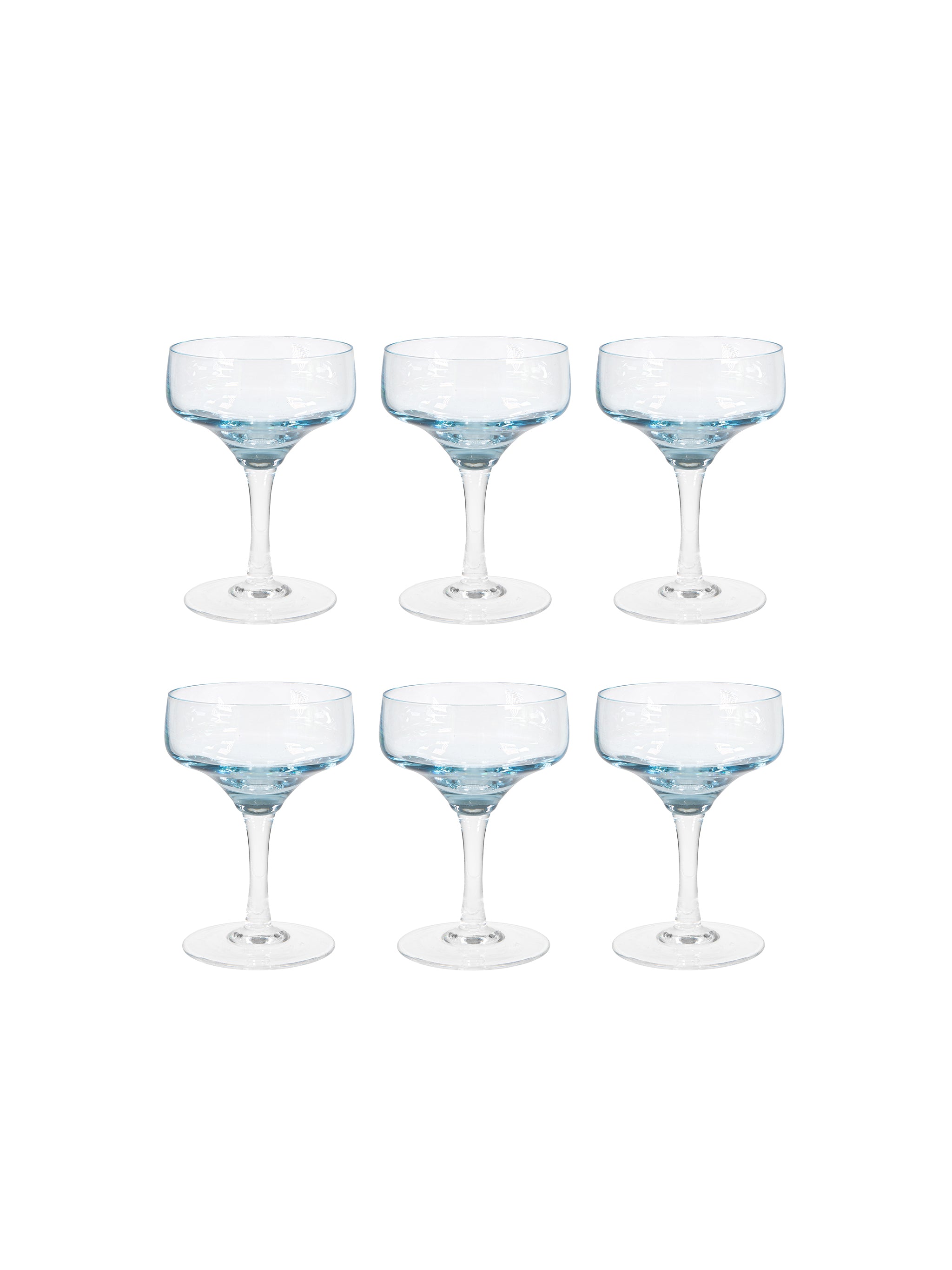 Vintage 1960s Sasaki Crystal Martini Glasses | Cocktail