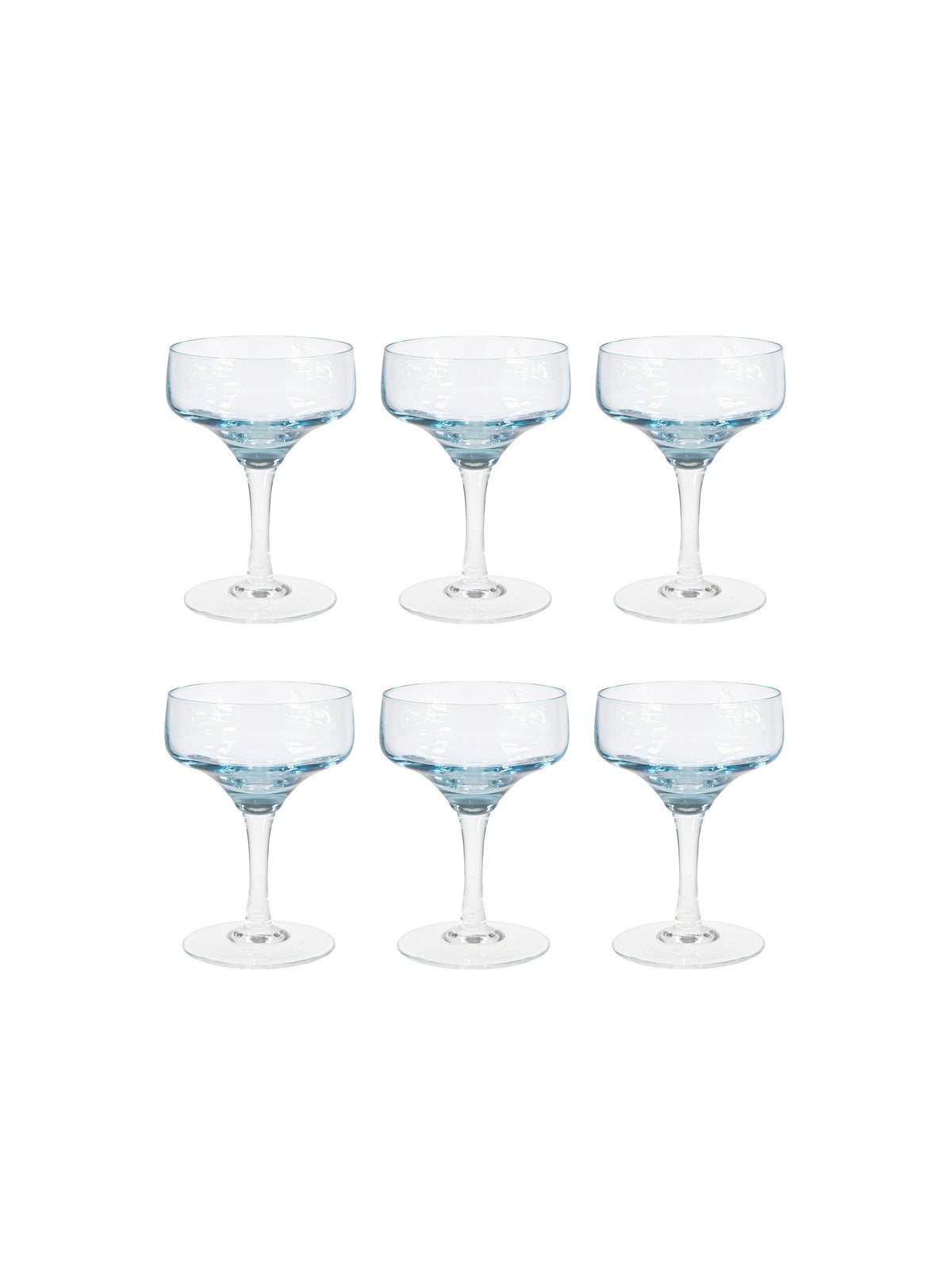 Vintage 1960s Sasaki Crystal Martini Glasses Weston Table