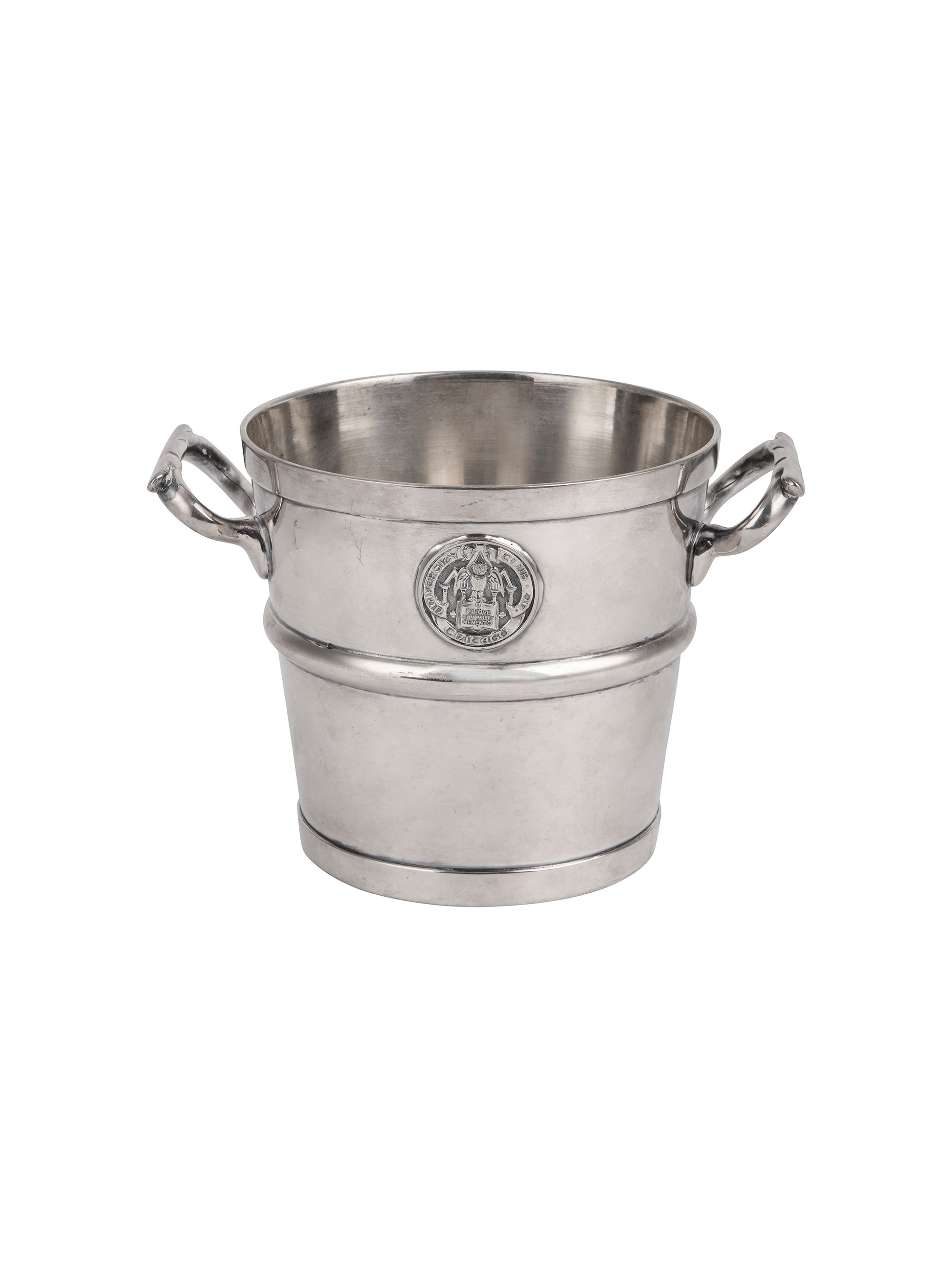Vintage 1960s University Club of Chicago Ice Bucket Weston Table