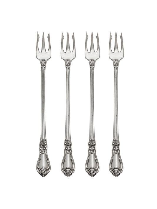 Vintage 1960s Vanessa Francesca Oyster Forks Set of Six Weston Table