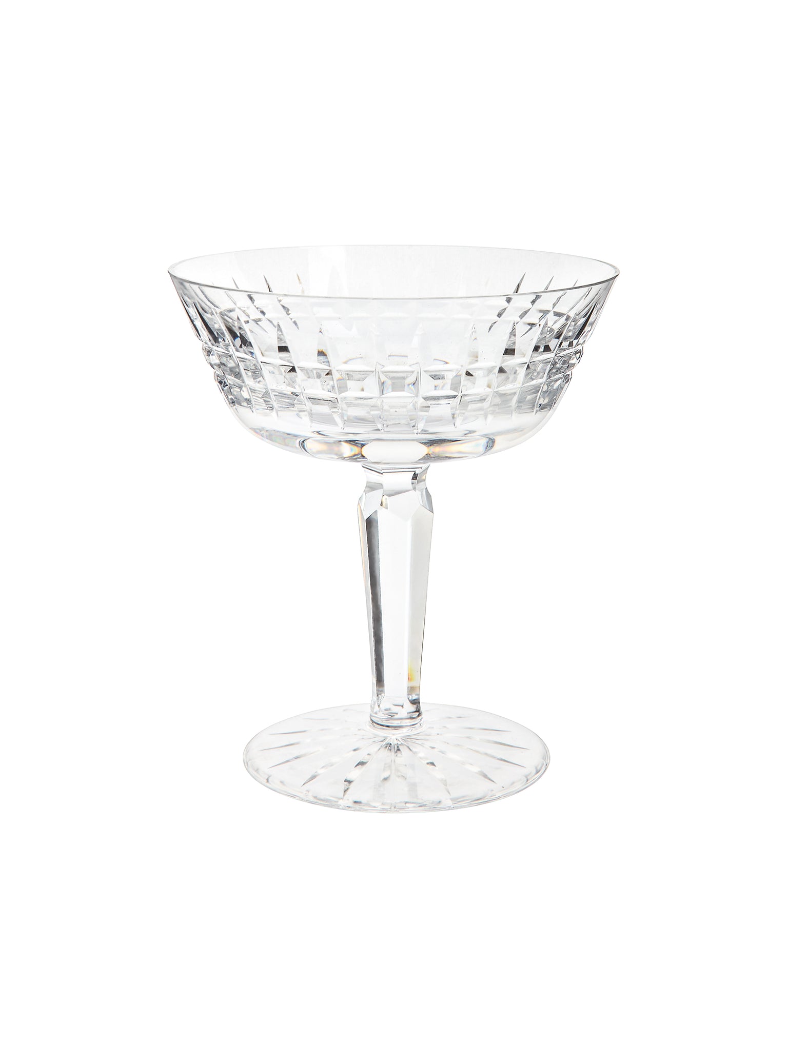 Vintage 1960s Waterford Crystal Glenmore Cocktail Coupes Weston Table