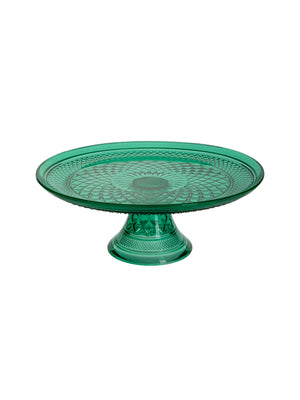  Vintage 1960s Wexford Emerald Green Cake Stand Weston Table 