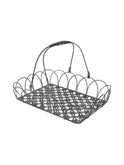 Vintage 1960s Wire Rectangular Garden Basket Two Weston Table
