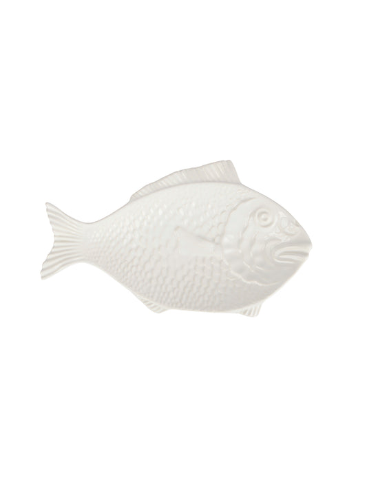 Vintage 1970s California Pottery Scaled Fish Serving Dish Weston Table