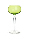 Vintage 1940s Val Saint Lambert Chartreuse Cocktail Glasses Weston Table