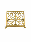 Vintage 19th Century Brass Book Stand Weston Table