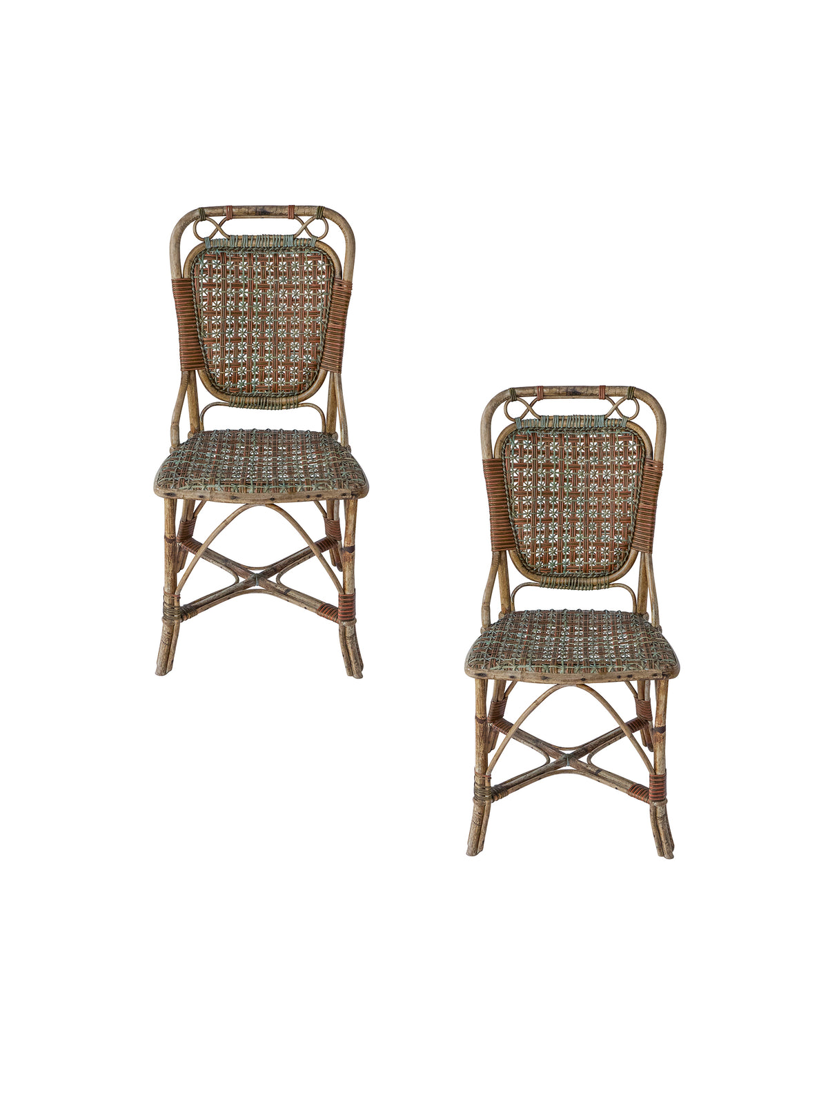 Vintage 19th Century Chartes Chateau Wicker Garden Set Chairs Weston Table