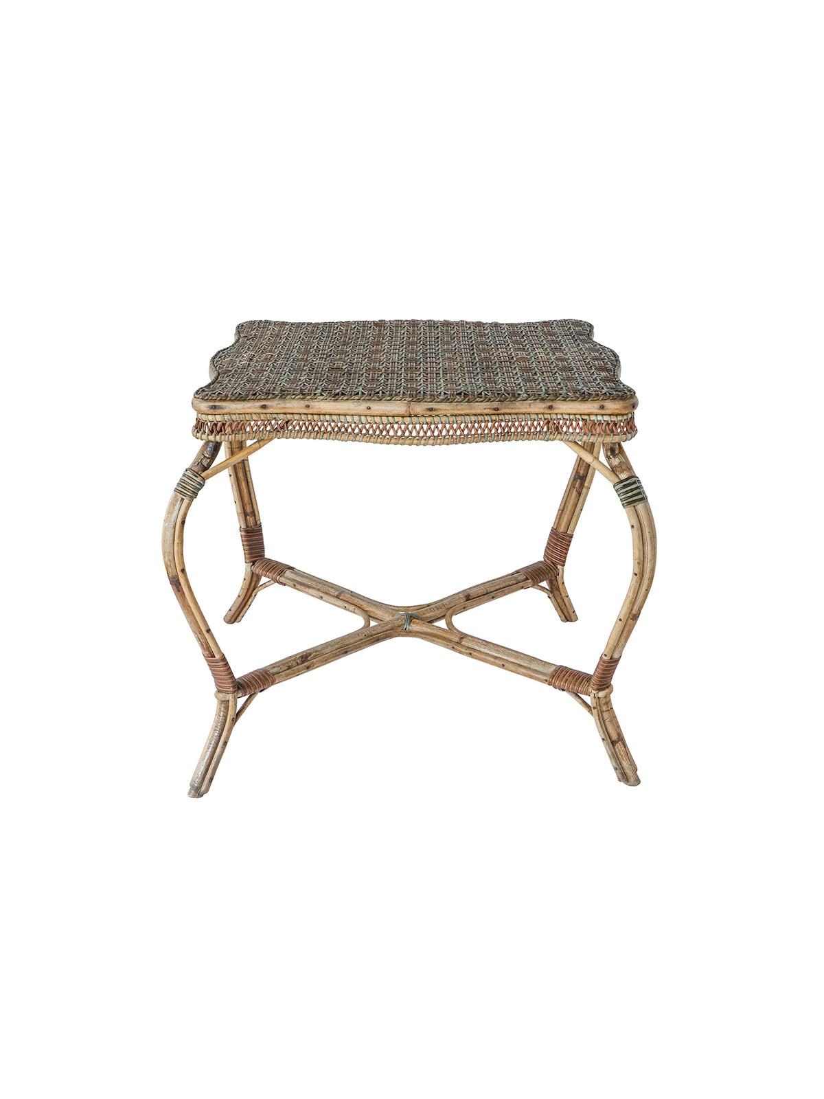 Vintage 19th Century Chartes Chateau Wicker Garden Set Table Weston Table