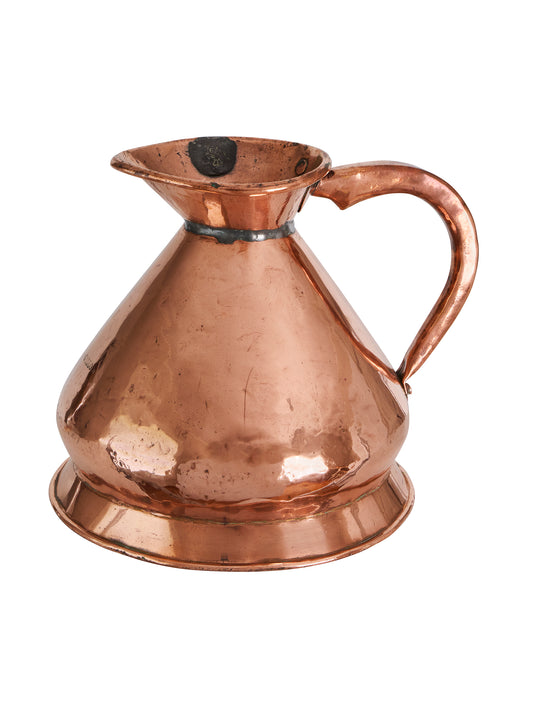 Vintage 19th Century Copper One Gallon Haystack Measure Weston Table