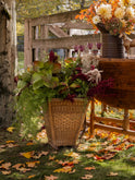 Vintage 19th Century Danish Gathering Basket Weston Table