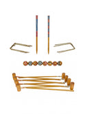 Vintage 19th Century English Croquet Set & Stand Weston Table
