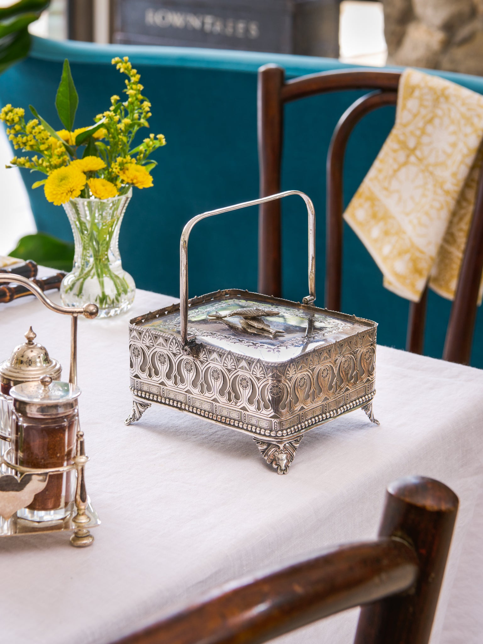 Vintage 19th Century English Sardine Box Weston Table