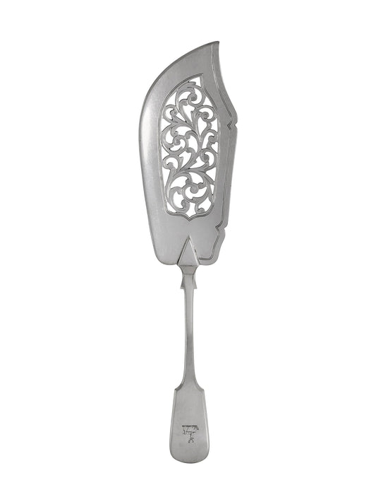 Vintage 19th Century English Silver Plate Fish Slice Weston Table