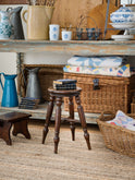 Vintage 19th Century English Tall Tavern Stool Weston Table