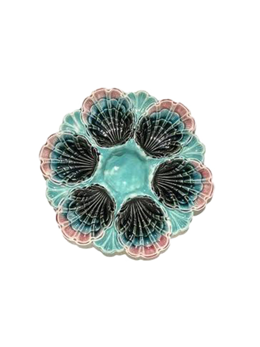 Vintage 19th Century Five Lille Oyster Plate Weston Table