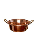 Vintage 19th Century French Copper Preserve Pan Weston Table
