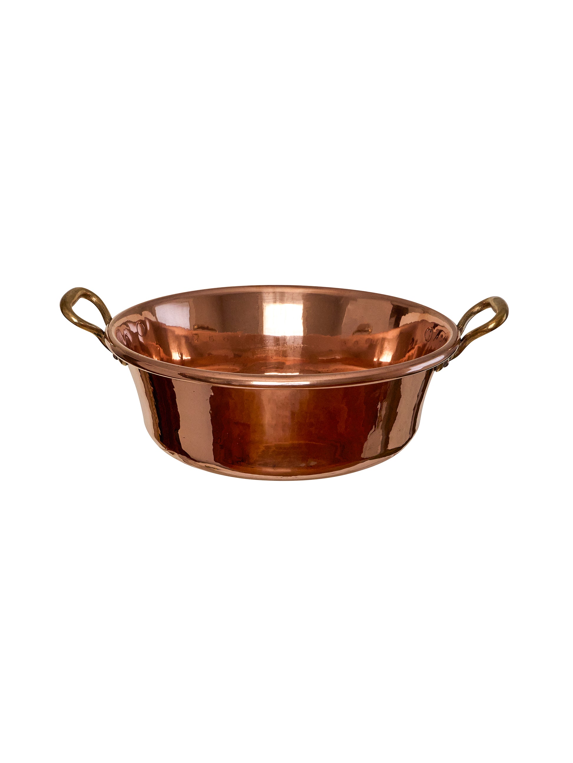 Vintage 19th Century French Copper Preserve Pan Weston Table