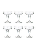 Vintage 19th Century French Crystal Semi Hollow Champagne Coupes Set of Six Weston Table
